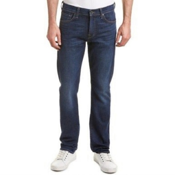 COPY - 7 For All Mankind Men’s Rhigby Jeans- Like New- 33W Dark Blue - Picture 1 of 5